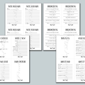 Baby Time Capsule. Instant Download Printable. Baby Shower Gift Idea ...