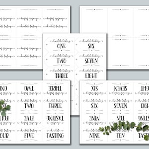 Chocolate Tasting Party Kit. Instant Download Printable. Score Card ...
