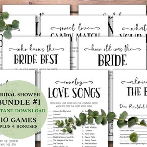 Bridal Shower Game Bundel 1. Direct download printbaar. Bruidsspellen pakket. Douche ideeën. Bedankkaartjes. Spelpakket. Nodig kaart invoegen uit.