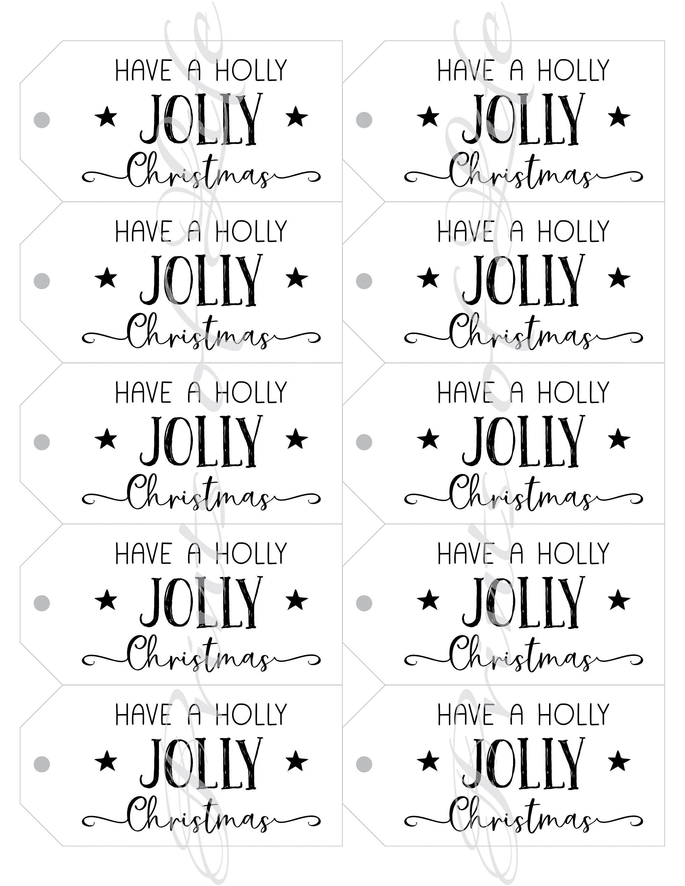 Christmas Gift Tags. Season Greetings. Instant Download - Etsy
