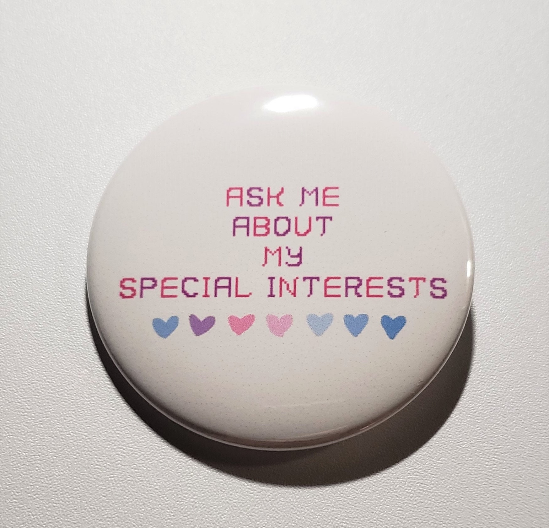 Ask Me About My Special Interests Autism ADHD Hyperfixation | Etsy