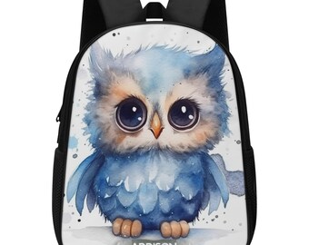Kids Animal Backpack - Fox Bunny Floral Owl Design Toddler School Bag For Boys & Girls