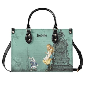 Alice in Wonderland Handbag / Personalised / Whimsical bag