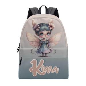 sac à dos personnalisé pour poupée fée mignonne | sac lutin | sac bébé | bagages | sac de voyage | lutin | fantaisie | sac à dos avec nom | personnalisé