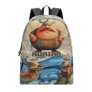 Mochila vikinga personalizada / bolsa nórdica / escandinava