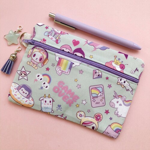 Pink Pusheen Zip Pouch Planner Bag Pencil Case Period Etsy