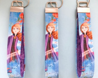 Porte-clés Anna La Reine des neiges 2 - Porte-clés Elsa Disney Princess - Lanière
