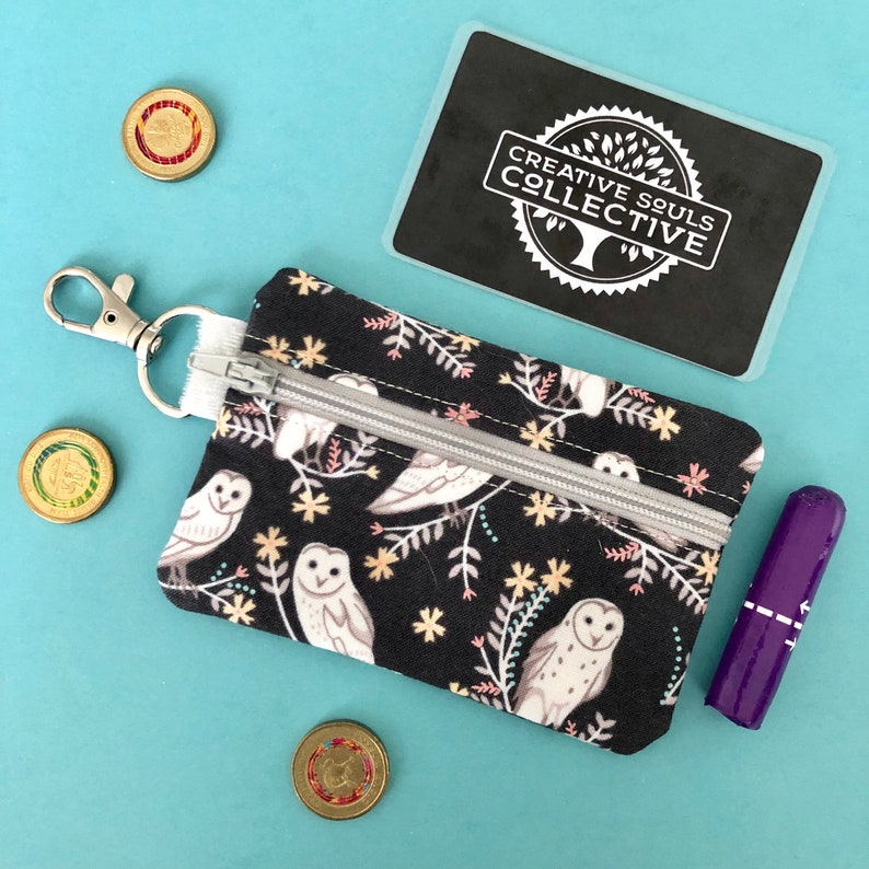 keyring zipper pouch