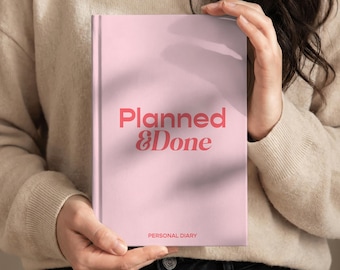 Hardcover Journal Mockup, Journal Matte, Easy Planner Notebook Canva to Printify (Digital Download PNG)