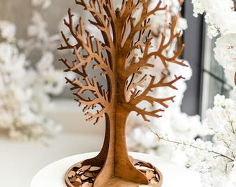 Personalized Rustic Wedding Decor - Alternative Guest Book Tree