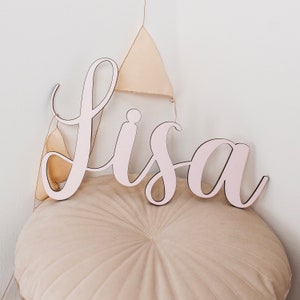 Letrero de madera personalizado para puerta de pared con letras para habitación de niños, letrero con nombre para guardería de niñas, regalos para baby shower, placa con nombre personalizada para niños, decoración bohemia