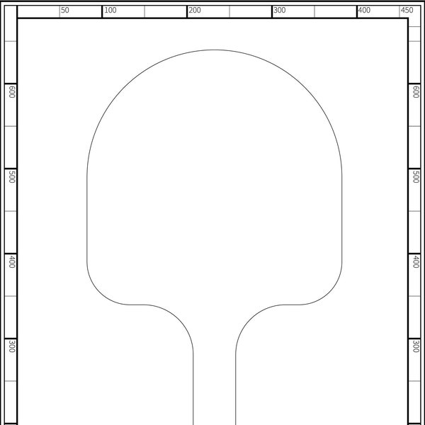 Downloadable Pizza Peel / Paddle Outlines - Pack of 10 drawings