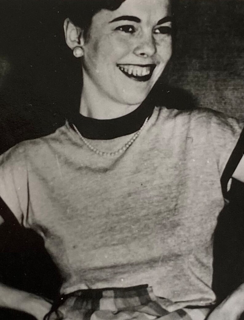 Vintage 1960s Mature NUDE Photograph of a Lovely Lady Showing Her Garters - Etsy