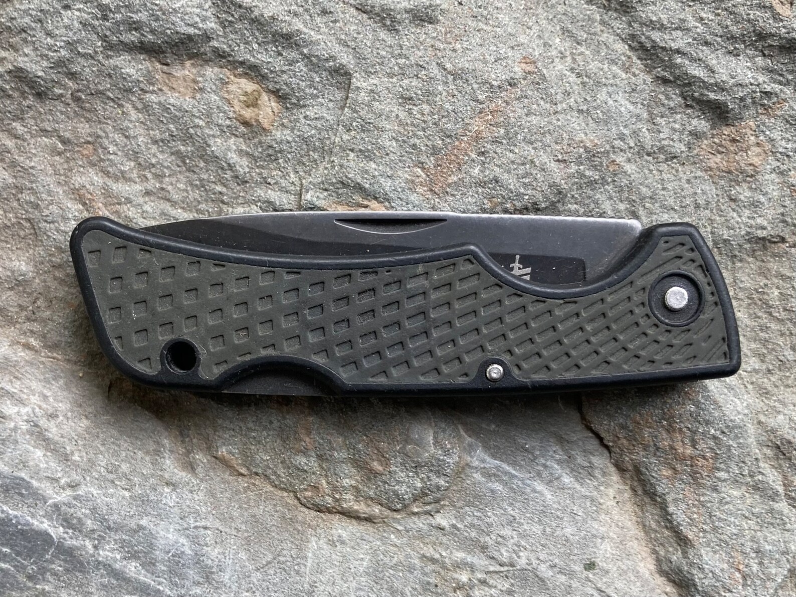 Gerber US1 Folding Pocket Knife Black Plain Edge Lockback Gray Etsy