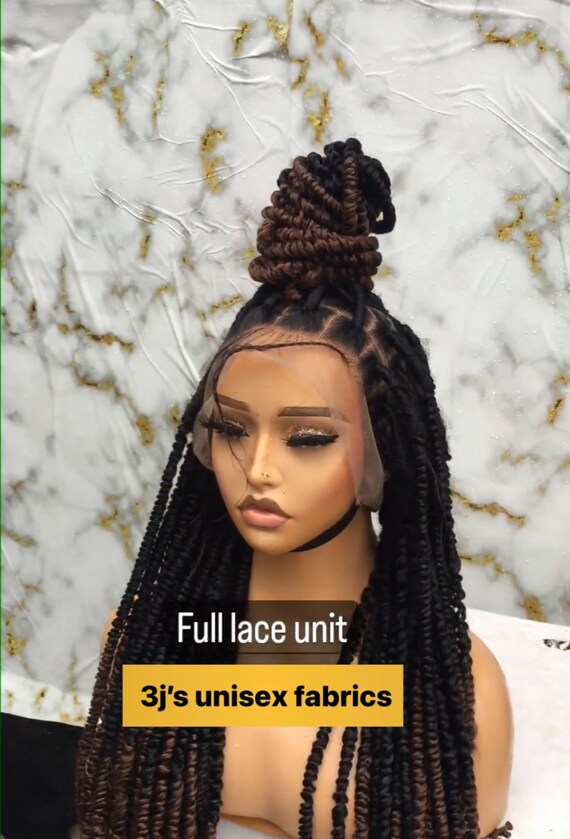 Braided Wig| Full Lace Braided Wig| African Wig | Women display picture 2