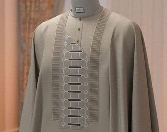 Alabi  Men  3pcs Agbada | body suit | African Kaftan | Nigeria party outfit | Men wedding outfit| Party dress