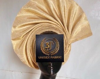 Detailed aso oke auto gele and shoulder