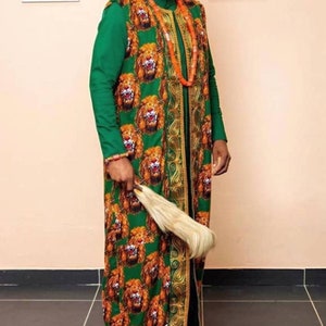 Isi agu African traditional outfit,   igbo top