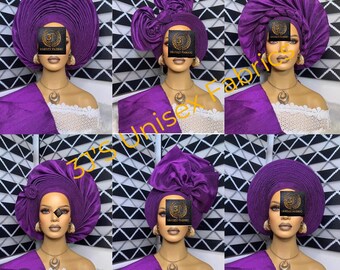 Paquete Aso Ebi 20 / 30/ 50/ 100 juegos de gele, Ipele y fila/ Boda Aso ebi/ Cumpleaños Aso ebi/ Autogele / Auto de lujo/ uniforme Aso Oke