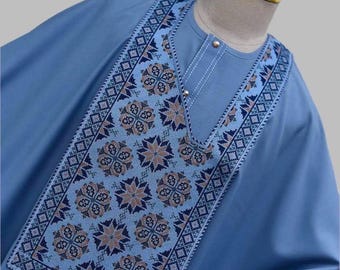 Akanji  Men  3pcs Agbada | body suit | African Kaftan | Nigeria party outfit | Men wedding outfit| Party dress