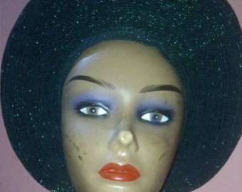Big round aso oke autogele