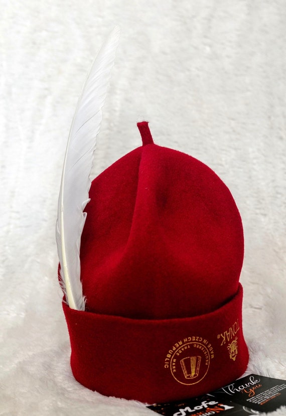 African Nigerian Igbo Red Hat With 