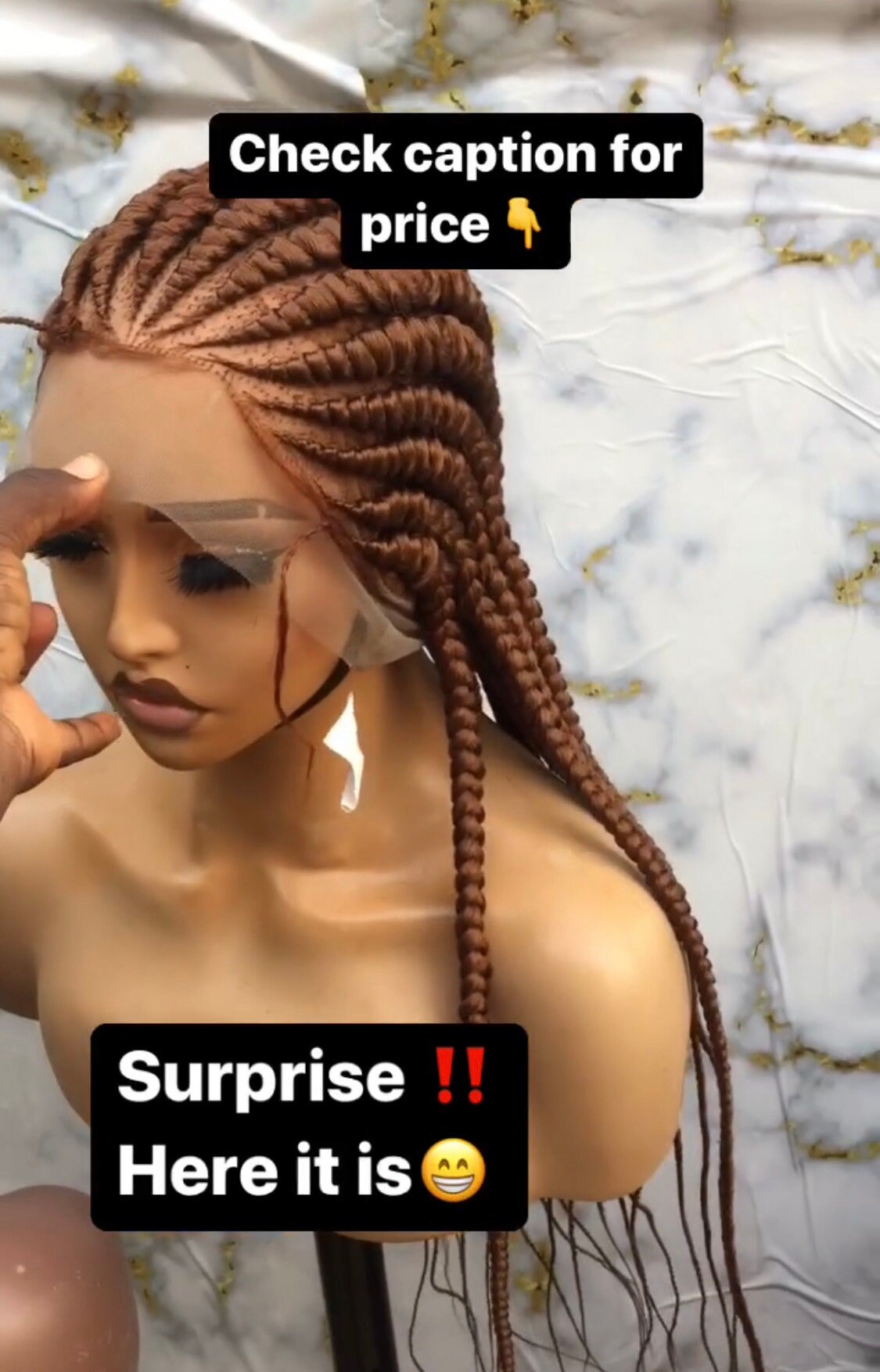 Cornrow Braided Wig, African Frontal Braided Wig| Women’s Lace Wig - Etsy