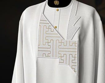 Adebiyi  Men  3pcs Agbada | body suit | African Kaftan | Nigeria party outfit | Men wedding outfit| Party dress
