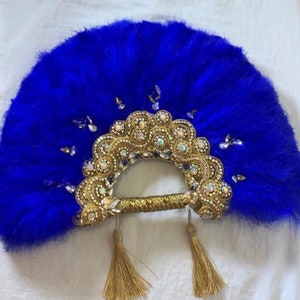 Braut Handfächer | Hochzeit Handfächer, Nigeria Hochzeit, hellblauer Handfächer