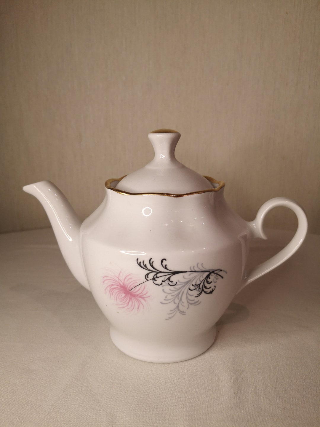 Vintage Soviet Tea Pot / Riga Porcelain Factory Etsy