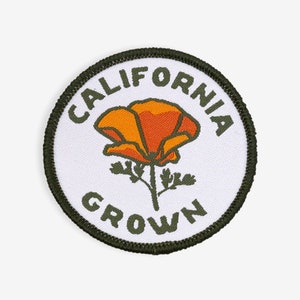 California Grown Sew On Patch