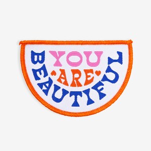 You Are Beautiful Sew On Patch