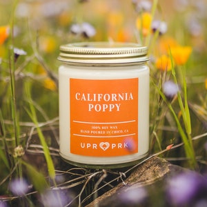 California Poppy Candle 8oz