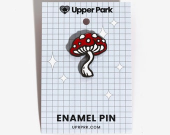 Amanita Mushroom Enamel Pin