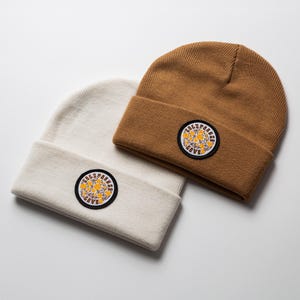 California Poppy Love Cuff Beanie
