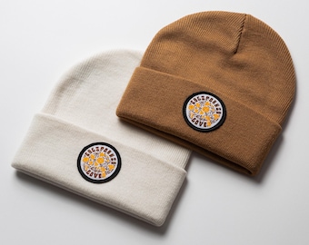 California Poppy Love Cuff Beanie
