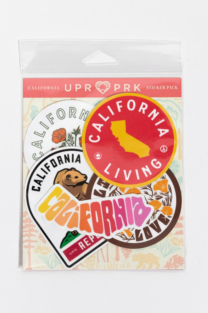 California Sticker Pack - Etsy