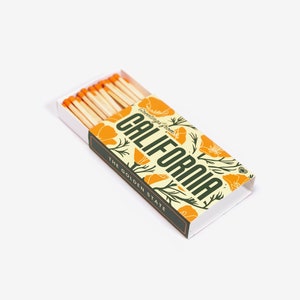 Greetings From California Matches - 4&quot; Box