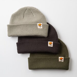 California Poppy Cable Beanie
