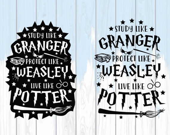 Download Study Like Granger Bold svg/ Harry Potter quotes Bundle ...