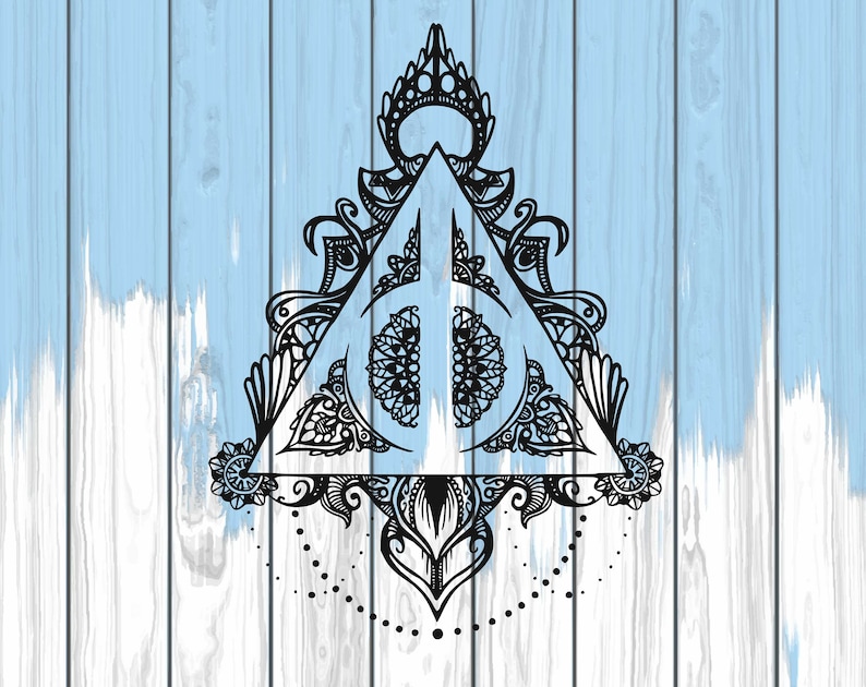 Download The deathly hallows mandala svg/ Mandala SVG and Cut Files ...