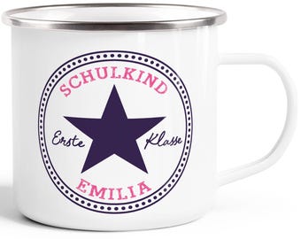 Children's mug enamel school enrollment 2025 personalized name mug individual gifts back to school SpecialMe®