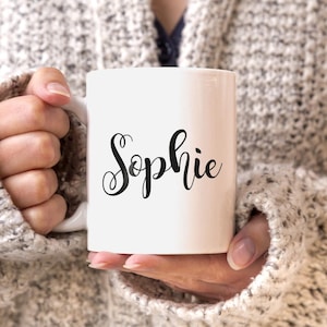 personalisierte Kaffee-Tasse mit Namen Namenstasse persönliche Geschenke für Frauen Mädchen SpecialMe® Bild 4