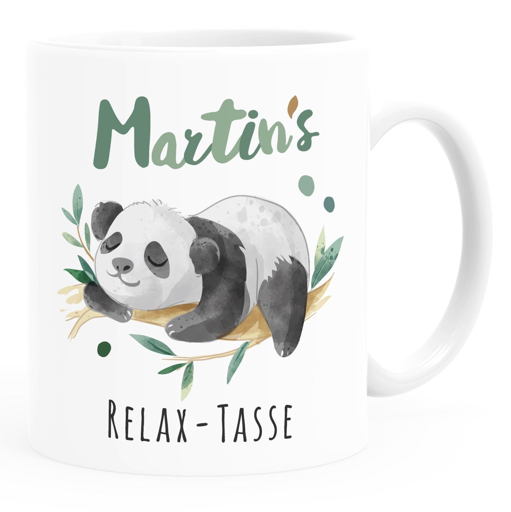 SpecialMe Relax Mug Panda personalized with name Name mug individual gifts Anti-Stress SpecialMe®®