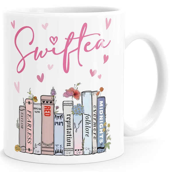 Cup Music Fan Swiftea Gift Personalized with Name Best of Album Gift Idea Girlfriend Colleague Family SpecialMe®