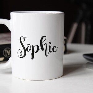 personalisierte Kaffee-Tasse mit Namen Namenstasse persönliche Geschenke für Frauen Mädchen SpecialMe® Bild 5