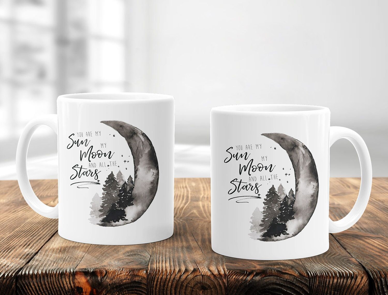 Coffee cup gift cup You are my sun my moon and all the stars | Etsy