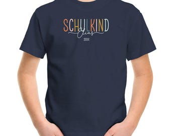 Children's boys' t-shirt for starting school, personalized with name and year of enrollment, gift idea for the start of school, SpecialMe®