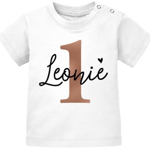 personalized baby t-shirt birthday monogram birthday shirt customizable with name age 1-3 SpecialMe®