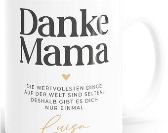 Coffee mug with name saying Mother's Day personalized thank you gift mom coffee mug ceramic SpecialMe®